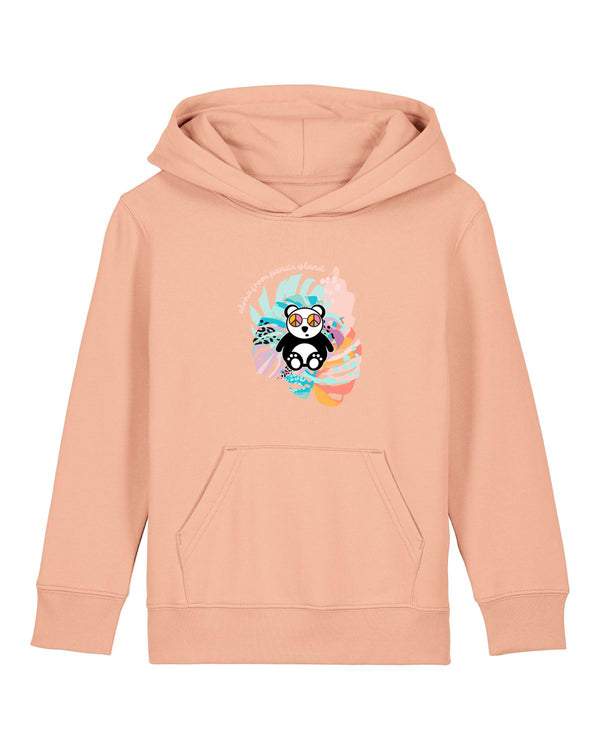 BIO-KIDS HOODIE "LOVE.PANDA.PEACE."