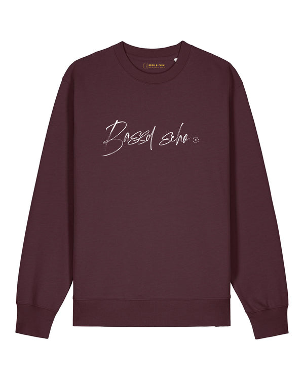 BIO CREWNECK-SWEATSHIRT "BASSD SCHO."