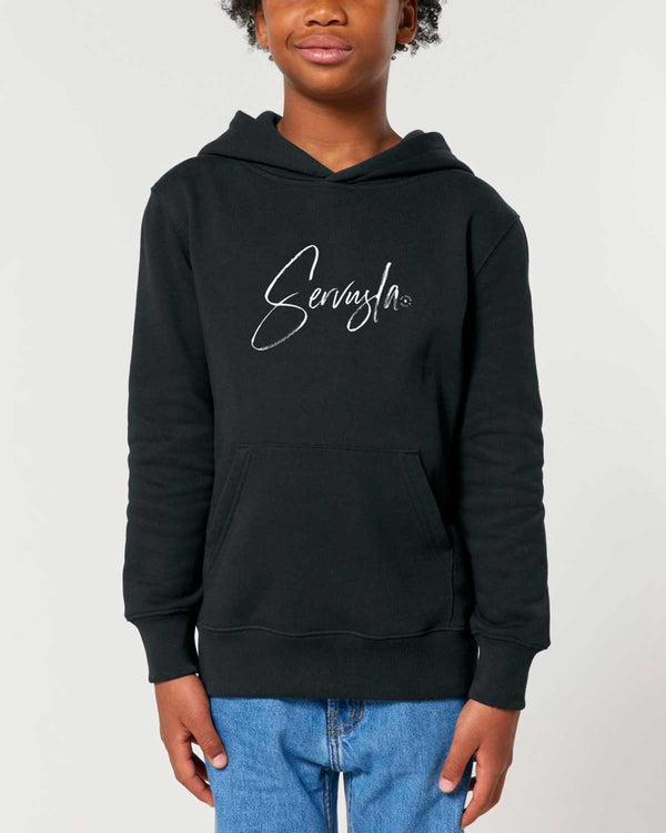 BIO-KIDS HOODIE "SERVUSLA."