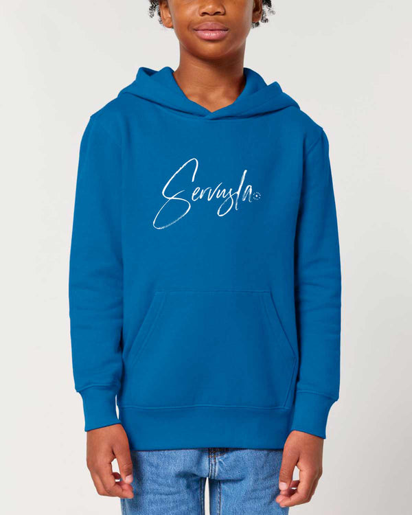 BIO-KIDS HOODIE "SERVUSLA."