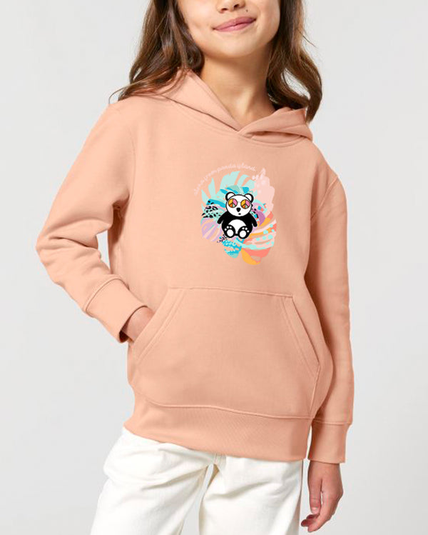 BIO-KIDS HOODIE "LOVE.PANDA.PEACE."